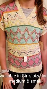 Brand new Girl's Vintage 60s 70s sweater shirt